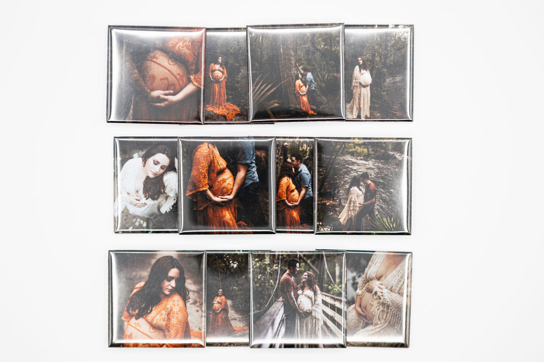 From Bump to Fridge: Turn Your Maternity Photos into a Magnetic Memory Collage!
