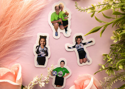 4 Pack - Custom Photo Vinyl Stickers