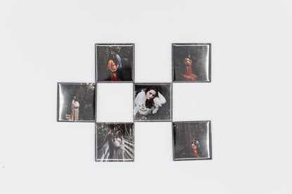 6 Pack - Custom Photo Mylar Magnets