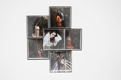 6 Pack - Custom Photo Mylar Magnets