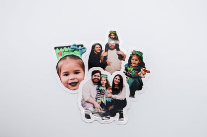4 Pack - Custom Photo Vinyl Stickers