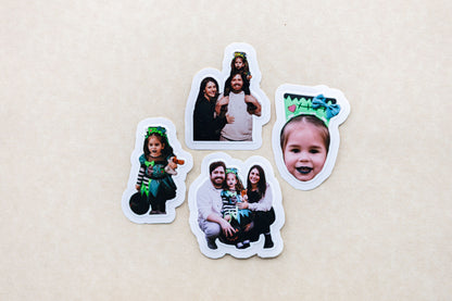 4 Pack - Custom Photo Vinyl Stickers
